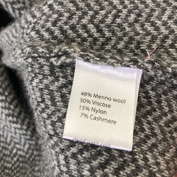 Benedetta B Italian Wool Cashmere Blend Cardigan - Picture 9 of 10